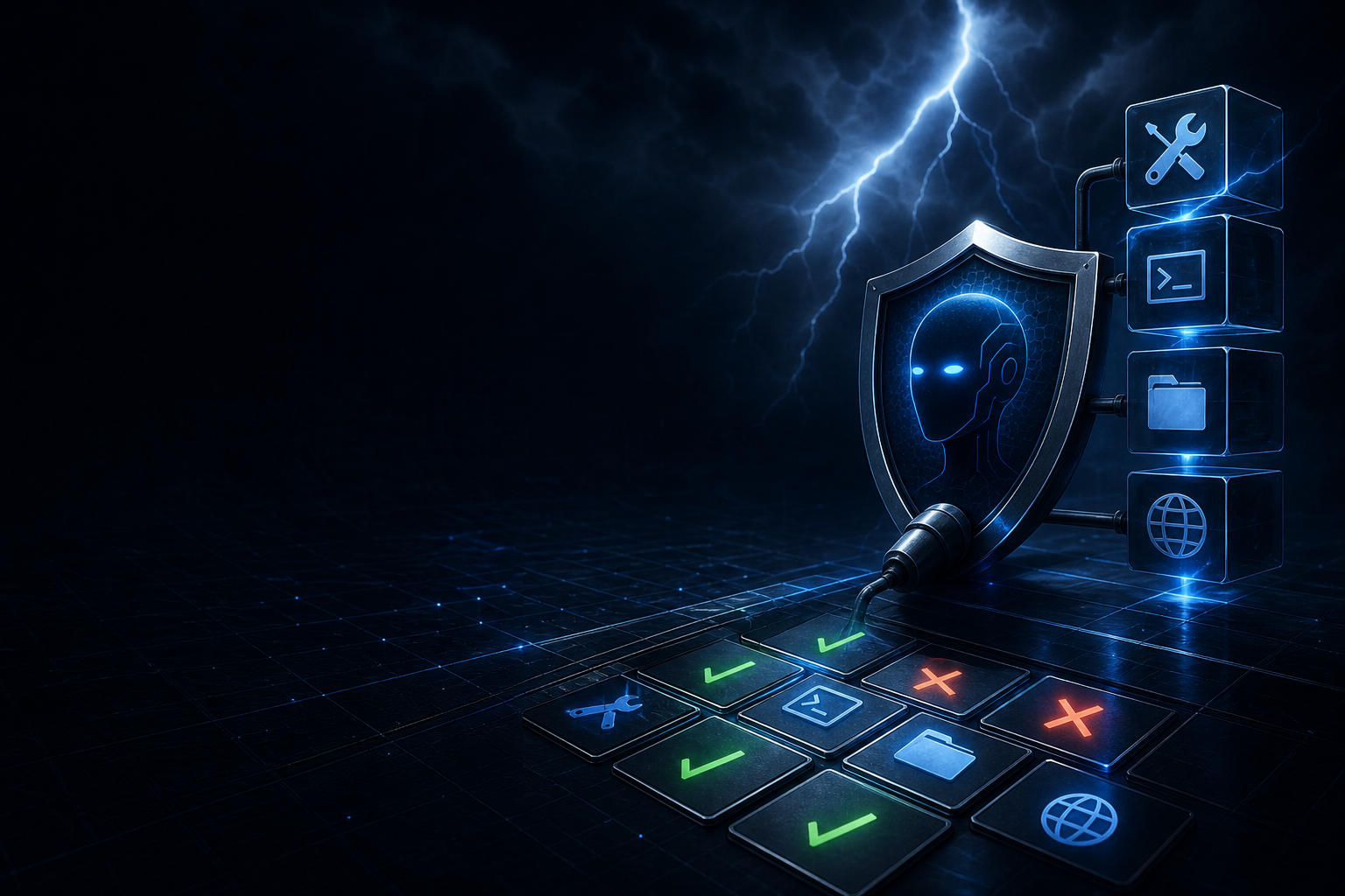 AI agent permission matrix