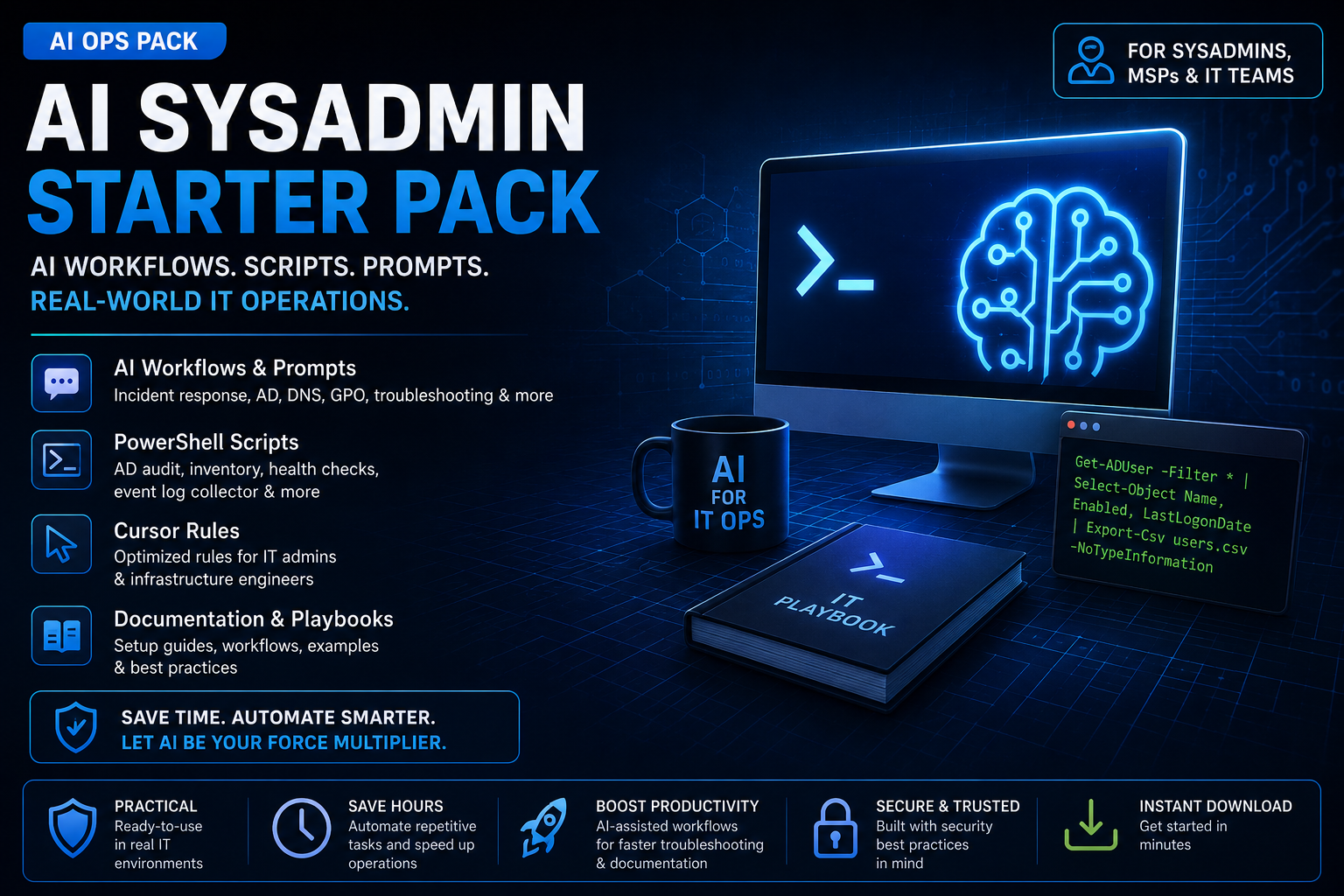 AI Sysadmin Starter Pack product cover